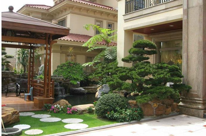 湘潭庭院设计/别墅庭院花园/屋顶花园设计施工价格方案找植来植趣